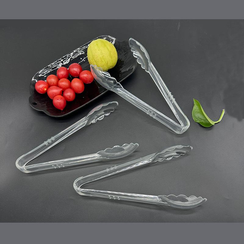 Pc Food Clips Transparent Acrylic Bread Clips Multi-Purpose Spicy Cake Bread Baking Buffet Clips