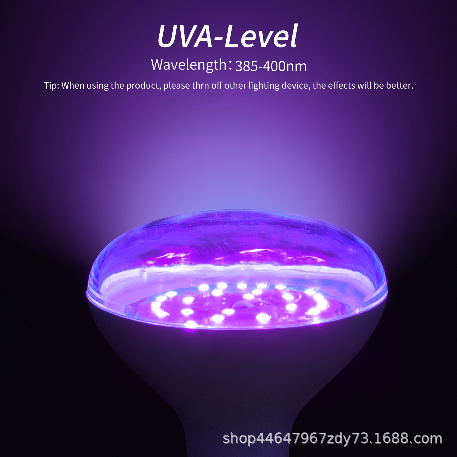 Cross-border UV violet light bulb fluorescent black light bulb 15W wide pressure 85-265V haunted house Halloween party decoration