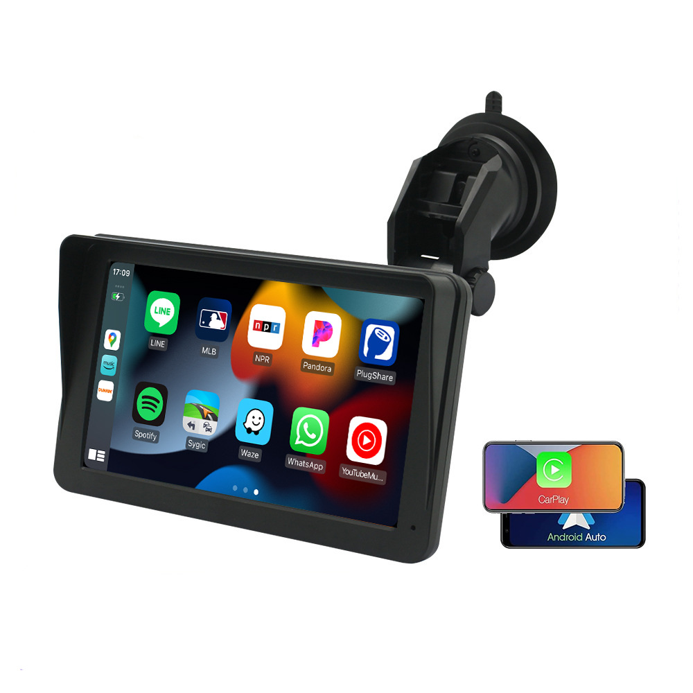 Cross-border portable 7-inch car smart screen wireless carplay Android Auto car MP5 navigation Bluetooth