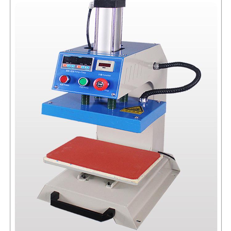 Automatic single-station garment ironing machine small pneumatic hot-transfer printing machine marking machine T-shirt garment ironing machine