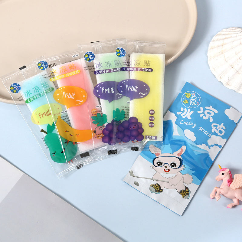 Фруктовые ледяные наклейки, охлаждающие наклейки для студентов, производитель наклеек для мобильных телефонов