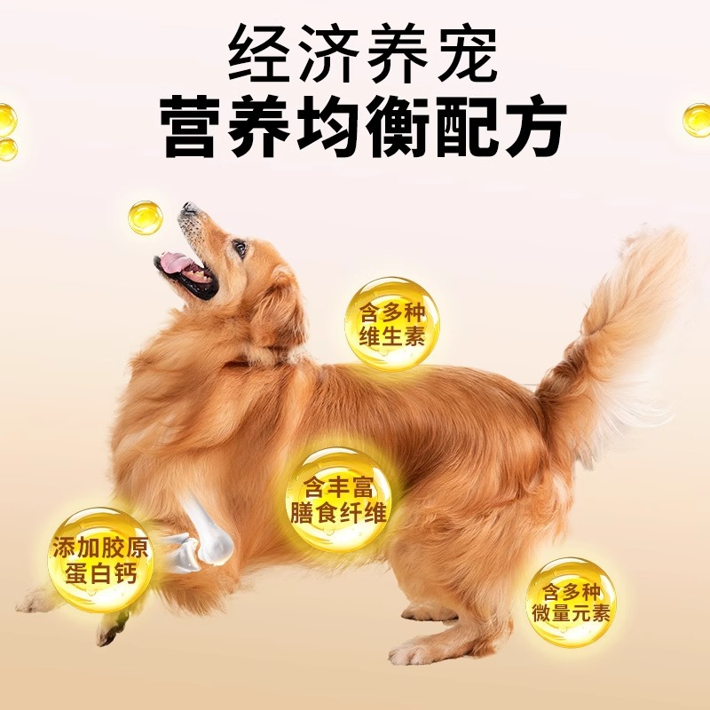 Dingxin Dog Food Manufacturer Wholesale Universal Affordable Large Bag Small Size Dogs Full Price Food 20kg Dog Food 20kg