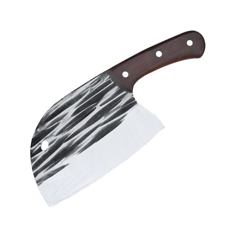 Internet Popular Handmade Forged Fish Head Knife Household Chopper Sharp Slicing Knife Chopping Dual-purpose Knife Grinding-free Chopper
