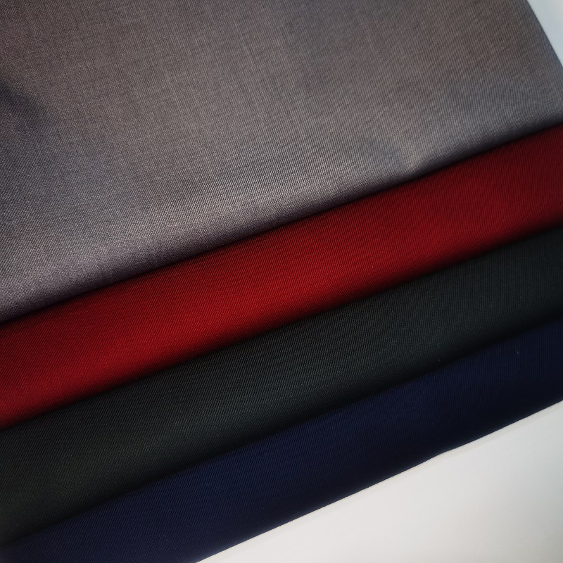 360g Tr Non-Elastic Suit Fabric Twill Yeast Trousers Jk Uniform Pleated Skirt Sailor Suit Shirt Fabric