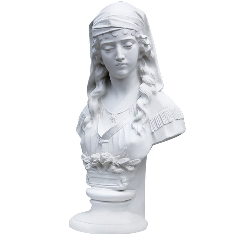 Roman girl plaster statue art teaching aids sketch sketch life life portrait studio decoration sculpture Mold