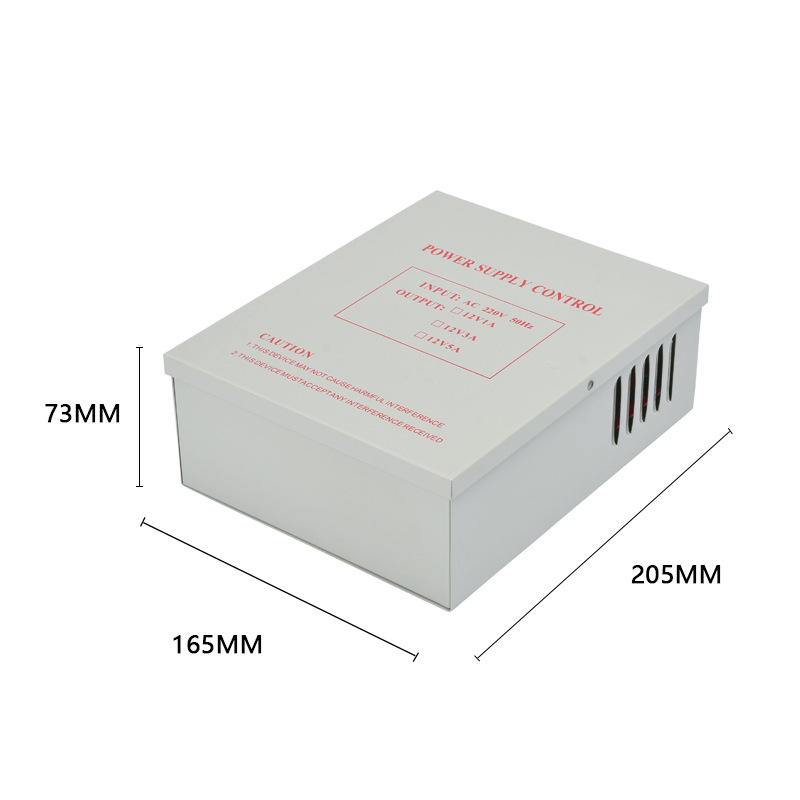 Customized stable access control power supply transformer 12V5A access control system with delay backup UPS power supply