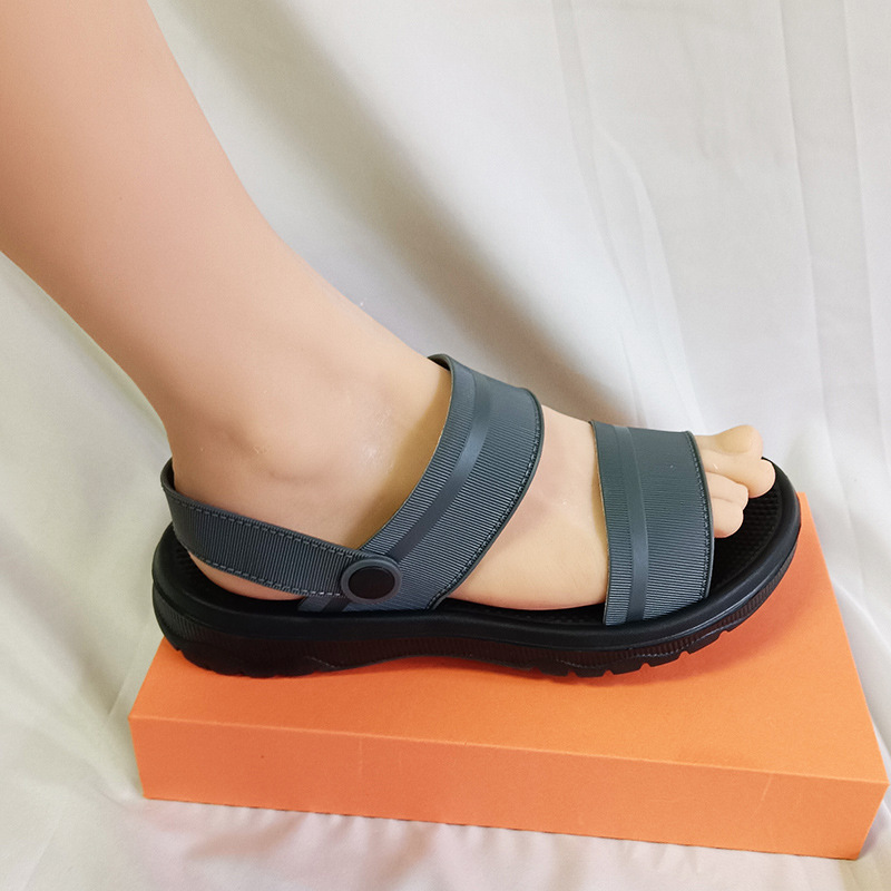 Sandals Real Video Men's New Men's Sandals Shoes Men's Teenagers Go Out and Car Shoes 38-45