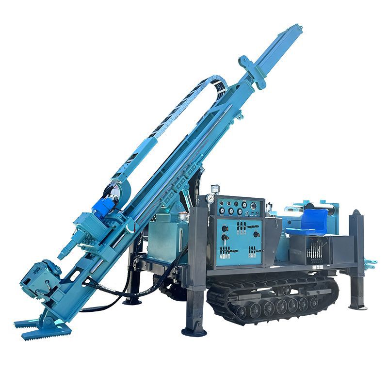 Fully Hydraulic Geological Exploration Core Drilling Rig, Metal Mining Exploration Core Drilling Rig, Crawler-Type Wire Rope Core Drilling Rig