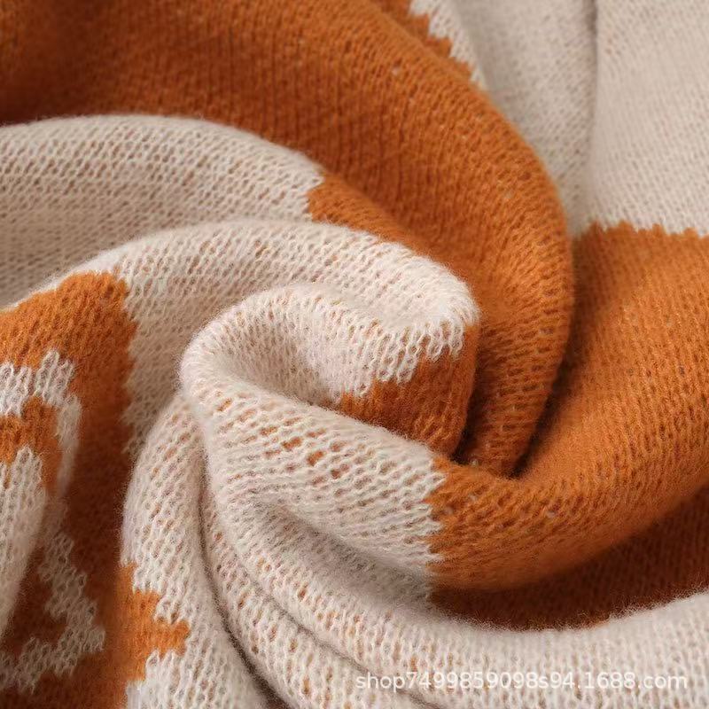 Scandinavian Style Accessible Luxury Sofa Blanket Office Nap Air-Conditioned Blanket Knitted Small Blanket B&B Bed Towel Leisure Blanket