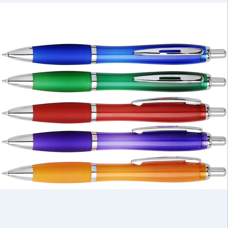 Tonglu best-selling stationery gourd pen Oily Press ballpoint pen plastic gift foreign trade advertising pen logo printing