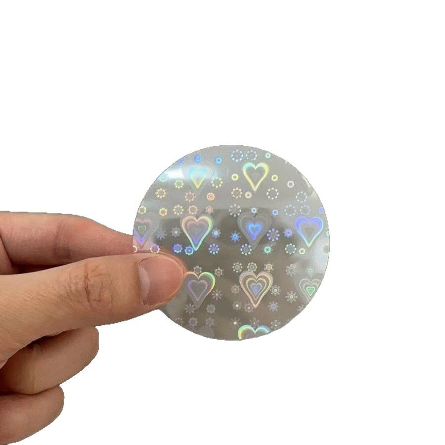 58mm Size Laser Bar Protective Film Laser Pet Round? Tinplate Badge DIY Tinplate Emblem
