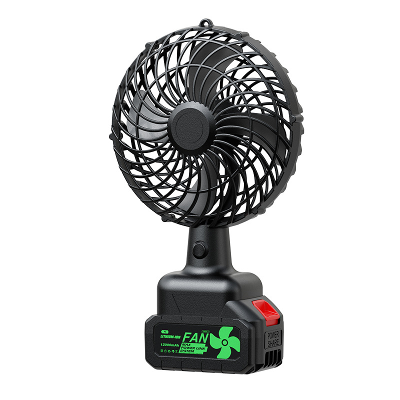 Wireless Lithium Battery Small Fan for Home and Camping, Pure Copper Motor, Micro-Sized, Strong Wind, Portable, Long-Lasting Battery Life, Outdoor Use