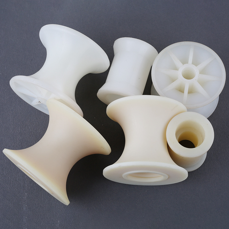 Factory direct supply nylon wheel MC nylon bushing nylon bearing wheel mechanical parts injection parts wear-resistant nylon wheel