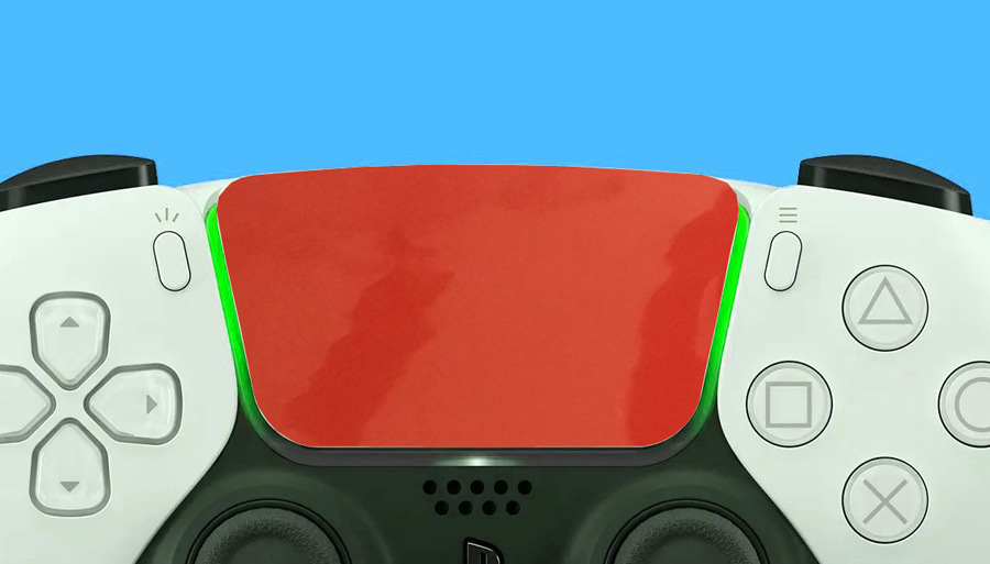 ps5 handle touch screen sticker handle sticker middle film Touch Board protective sticker frosted brushed carbon sticker