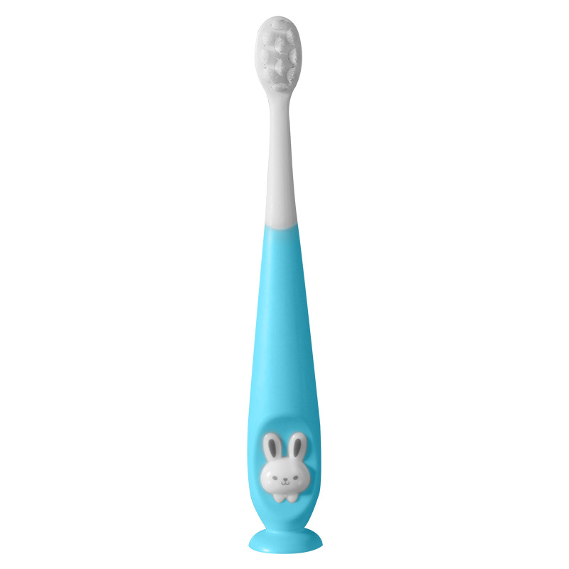 Infant Toothbrush Cartoon Rabbit Hair Transplant Soft Bristle Toothbrush 1-12 Years Old Baby Soft Hair Oral Cleaning Toothbrush Box