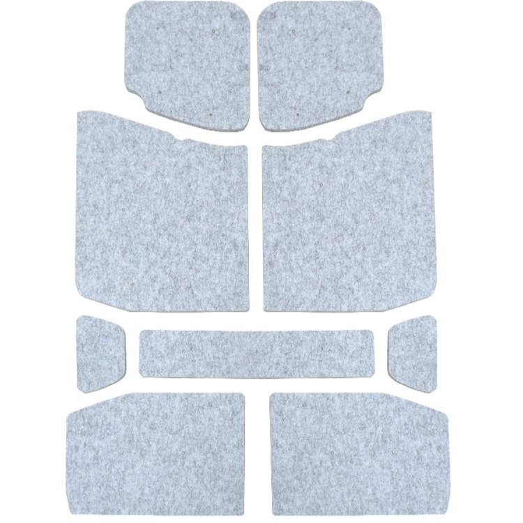 Suitable for Wrangler 0.9-1.2kg Door Four-Door Jeep Insulated Ceiling Without Glue, Traceless Sound Insulation, Thickeneding and No Disassembly