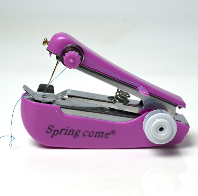 Manual sewing machine household sewing machine springcome mini sewing machine creative running river and lake goods source 105g