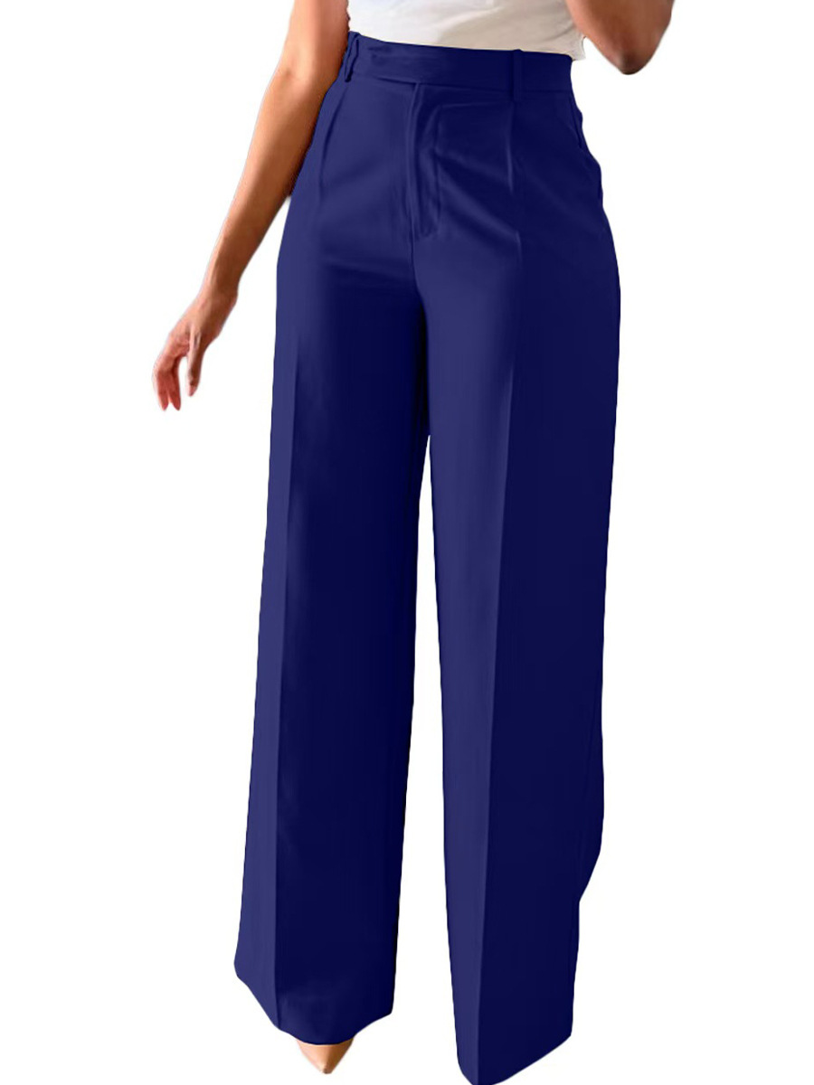 European and American Amazon Cross-Border New Commuter High-Waisted Straight-Leg Pants Formal Pants Casual Suit Long Pants for Women
