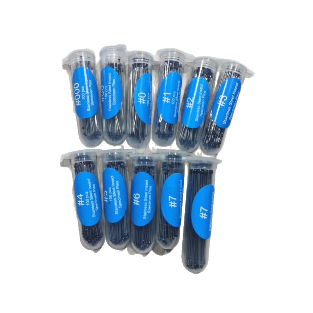 Supply Stainless Steel Rubber Head Insect Needle Specimen Needle with High Hardness, Sharp Needle Tip and Good Elasticity for Specimen Production