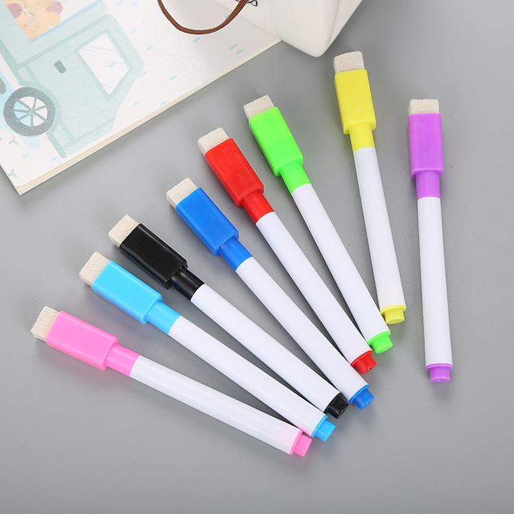 Creative repeated erasable whiteboard pen water marker pen with brush head Children's Painting color pen manufacturers wholesale