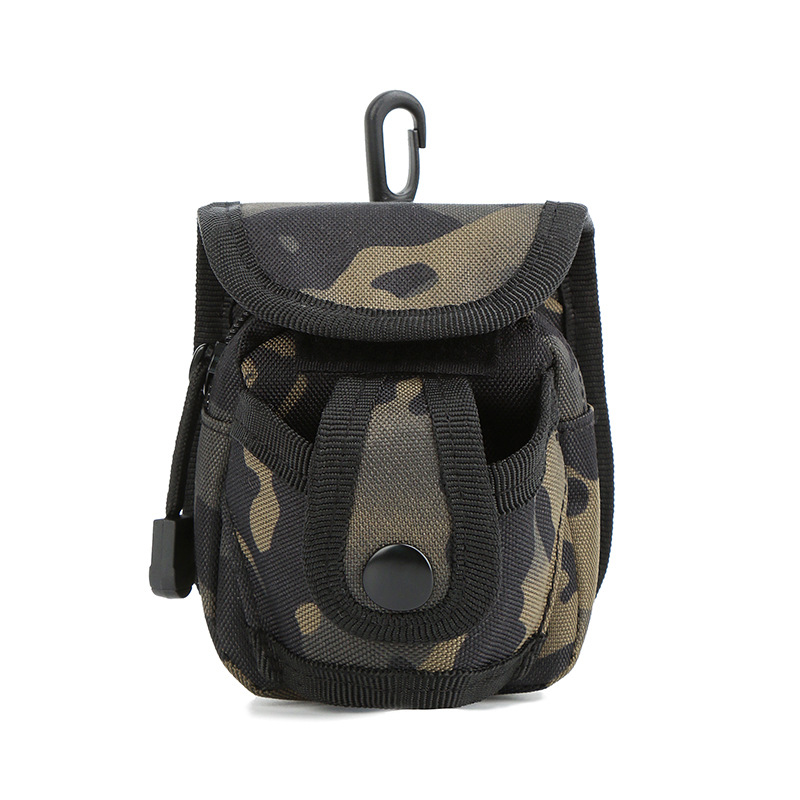 Wholesale Waterproof Outdoor Tactical Slingshot Bag Pinball Waist Bag Camouflage Slingshot Steel Ball One-piece Waist Hanging Bag Steel Bead Bag