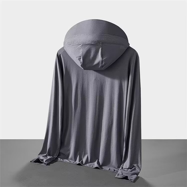 Ice Silk Sun Protection Clothing Men's 2025 Summer New Ultraviolet Protection Ultra-thin Breathable Sun Protection Clothing Outdoor Fishing Jacket