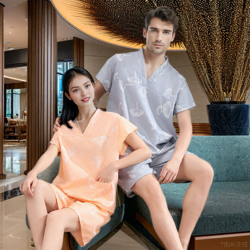 Одноразовая одежда для потоотделения для мужчин и женщин больших размеров, массажная сауна, одежда для салонов красоты, пижамы, дорожная одежда, халат, оптовая продажа