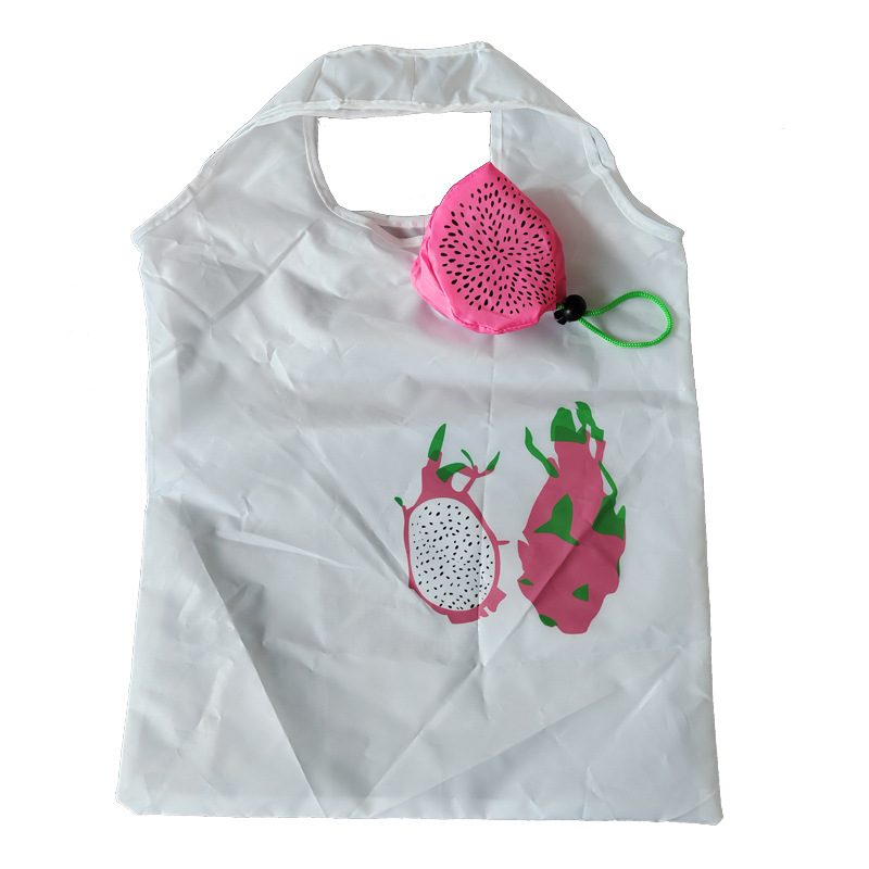Fruit Polyester Folding Storage Shopping Bag Portable Promotional Bag Environmental Bag Factory Direct Printing