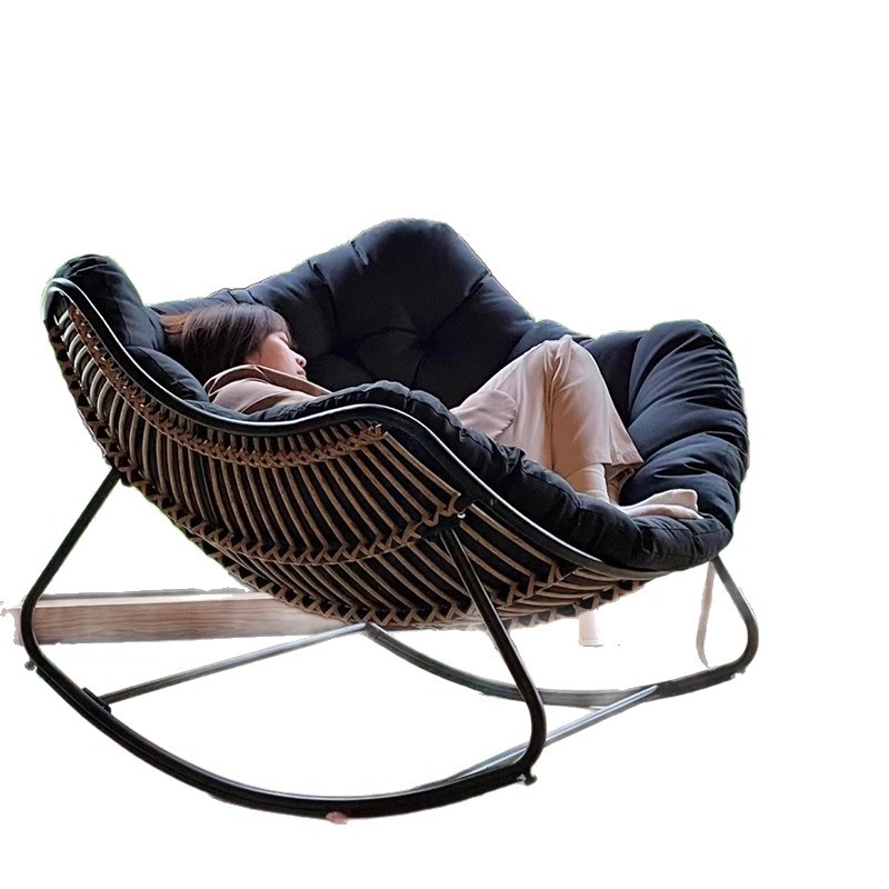 Bird's Nest Rocking Chair Rocking Chair Lounge Chair Balcony Leisure Chair Reclining and Sleeping Nest Chair Lazy Sofa Chair Home Adult