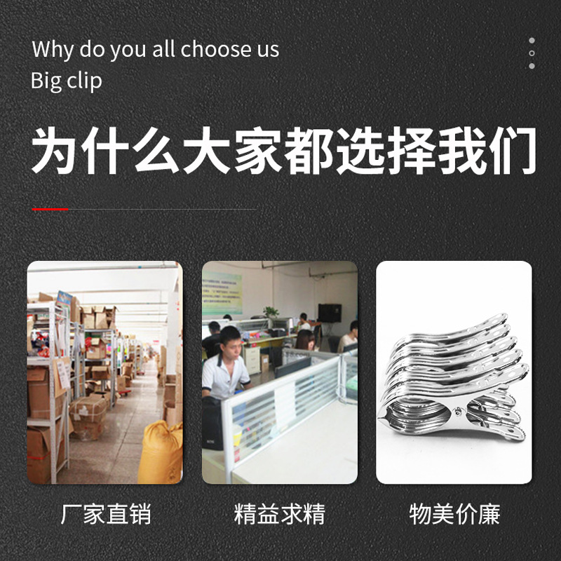 [Pack of 20] Stainless Steel Medium-Sized Quilt Clips for Home Drying Quilts and Clothes, Windproof Clips, Durable and Non-Slip Zy