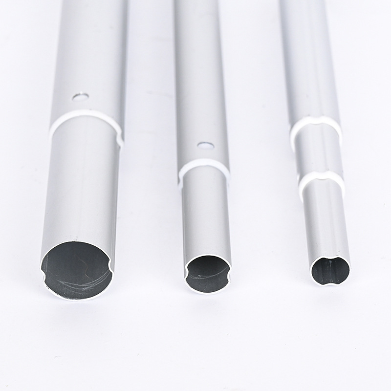 Aluminum Alloy Telescopic Tube Folding Telescopic Aluminum Tube Mobile Phone Live Broadcast Straight Pull Rod Accessories Aluminum Profile Telescopic Pole Wholesale