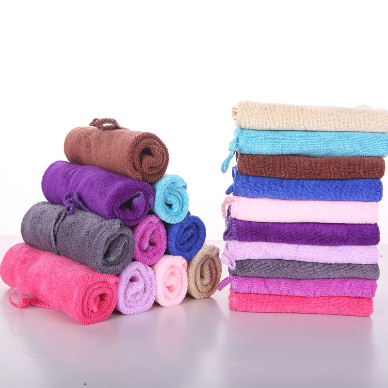 Fiber towel thickened each size small square household cleaning cloth absorbent household cleaning support logo