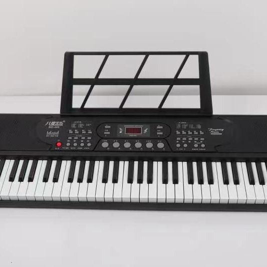 2025 Factory Direct Sales Multi-Functional Beginner Digital Keyboard Dual Speakers Music Piano with Microphone Can Be Equipped with a Piano Stand
