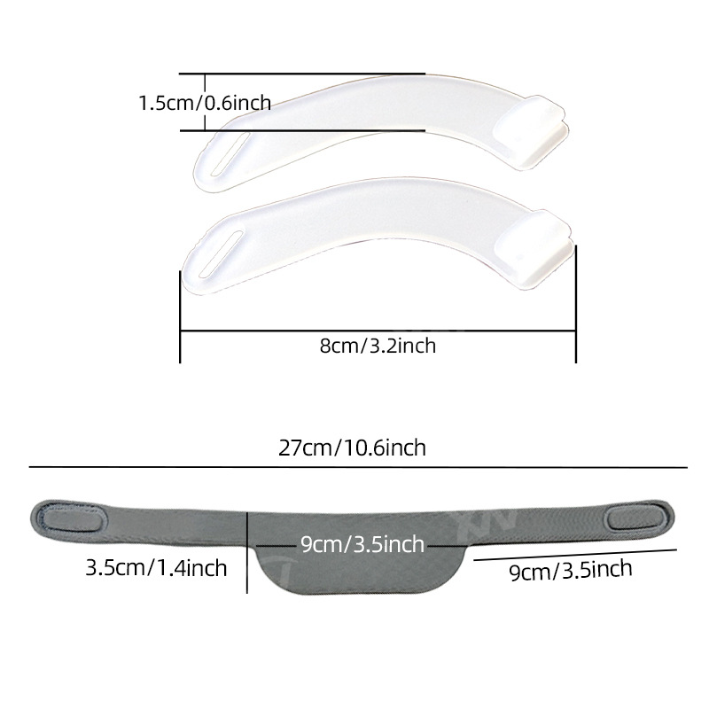 Ventilator Mask Straps Are Compatible with Dreamwear Headbands, Soft, Breathable, Adjustable, and Come with Left and Right Hooks