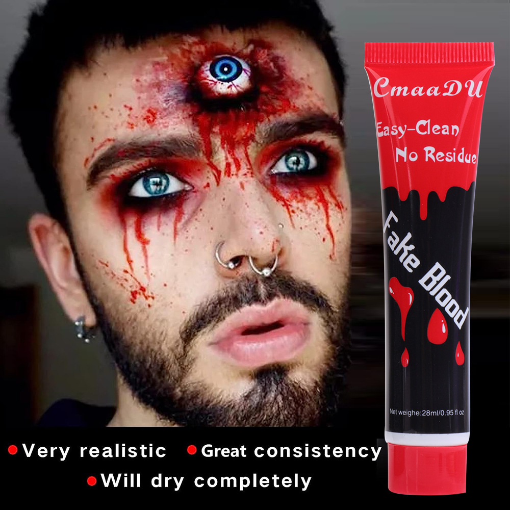Pay attention to view! Link Disclaimer-Foreign Trade Exclusive: CmaaDU Halloween Fake Blood