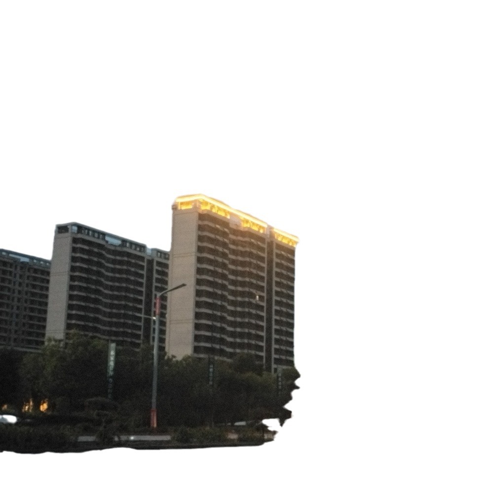 Flood lighting project Qiaocheng Binjiang Lijing District project urban nightscape lighting design specification outdoor lighting