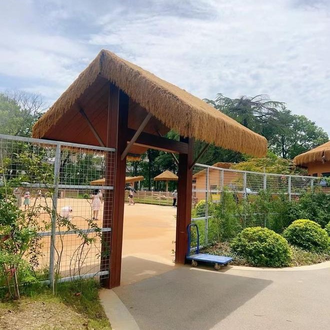 Pavilion Artificial Thatch Artificial Plastic Thatch Farmhouse Pastoral Style Turf Garden Landscape Flame Retardant Decorative Material