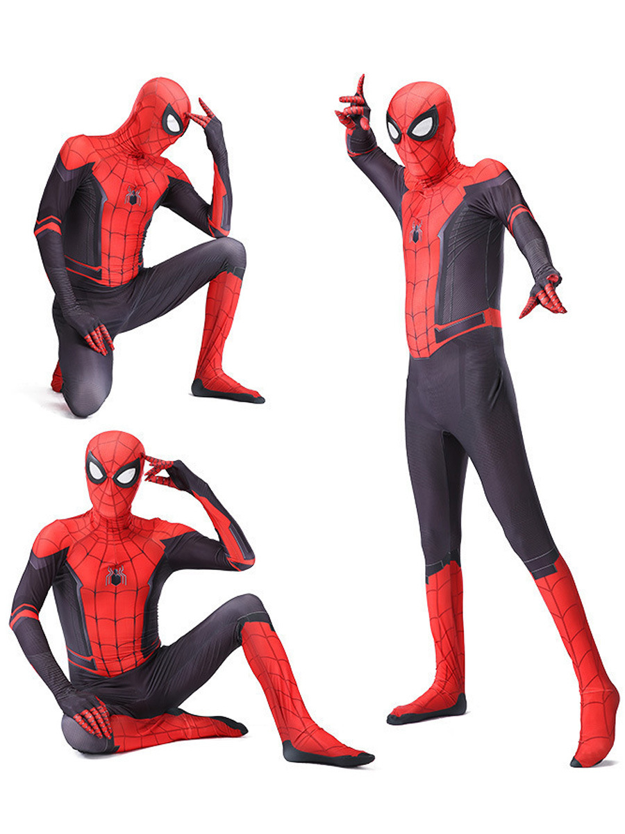 Spider Parallel Universe Man Miles Halloween Cos Costume Children's Headgear Clothes Adult Gwen Jumpsuit