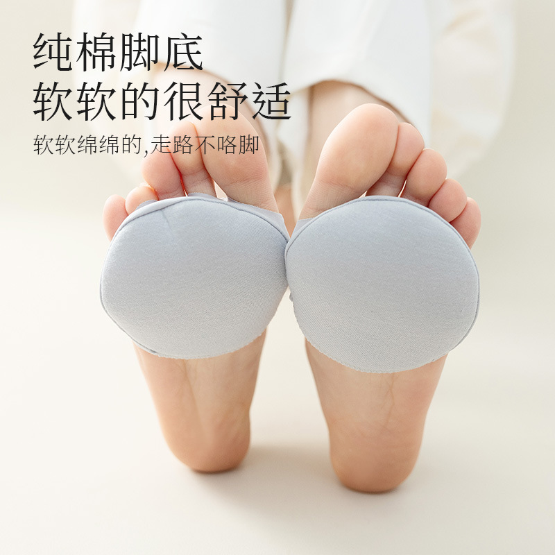 Spring and Summer Invisible Foot Socks, Sandal Socks, Women's Half Socks, Forefoot Pads, Open Toe Socks, Non-Slip Toe Socks Wholesale