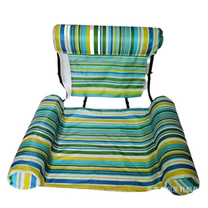 Cross-border Explosion Models Multifunctional Clip Mesh Floating Bed Inflatable Lounge Chair Water Foldableable Backrest Floating Bed Water Floating Hammock