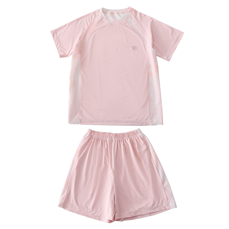 Children's Parent-Child Sports Quick-Drying suit Summer Girls' Baby Sunscreen Injury Two Boys' Outdoor Short-Sleeved Shorts