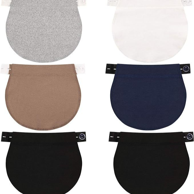 Cross-border knitted stretch cotton pregnant women's pants waist expansion with fat belly expansion pants extender