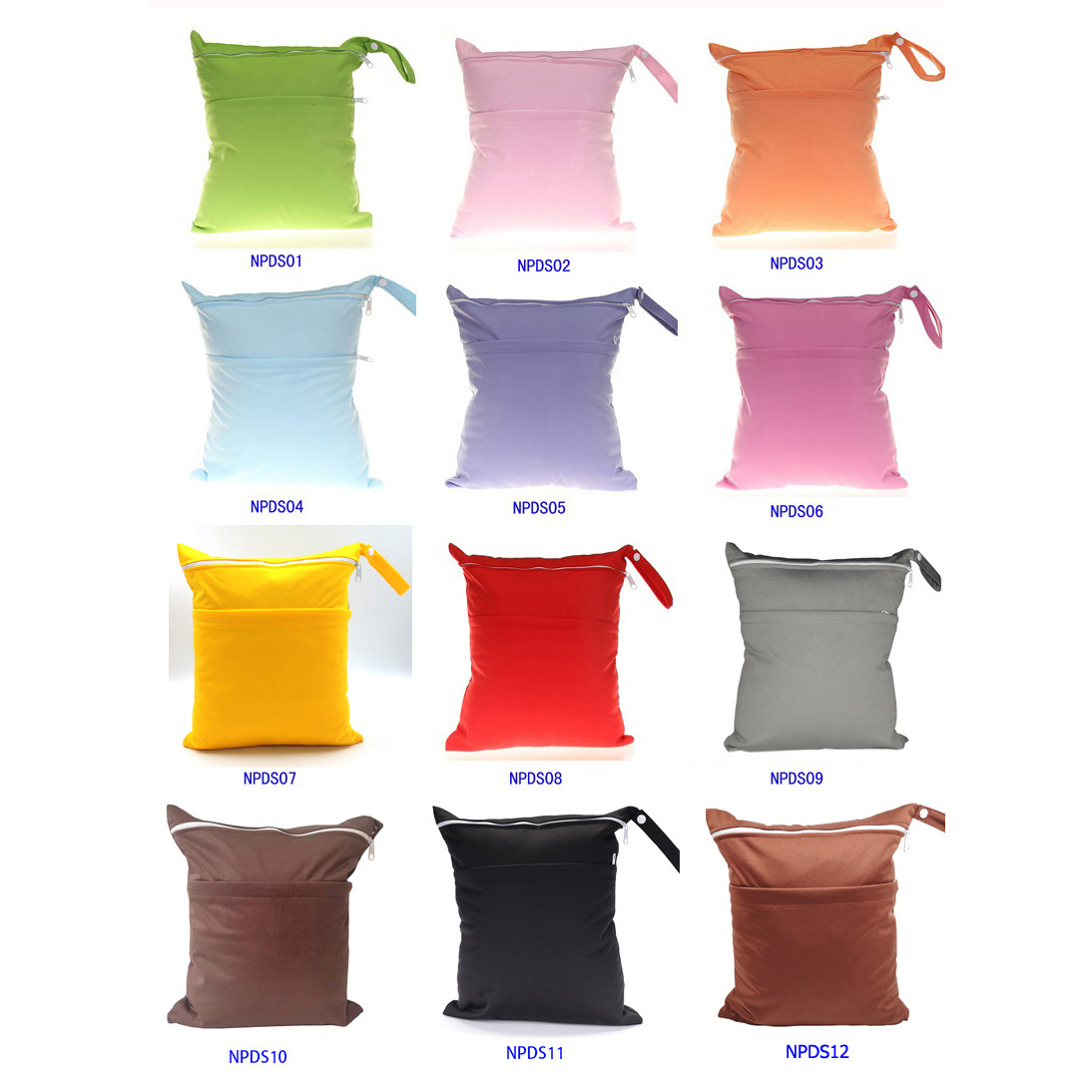 Сумка для подгузников с двойной молнией, оптовая продажа, водоотталкивающая