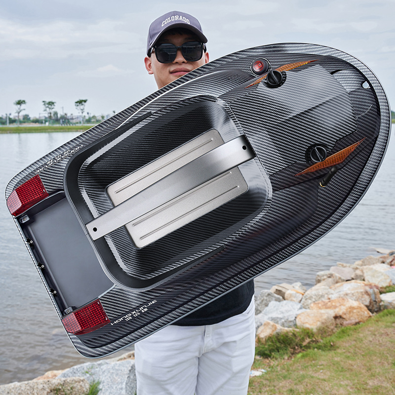 Hongxunjie HJ817 dozen nest net boat 12V bait boat tow hook fishing 500 meters automatic return GPS nest boat