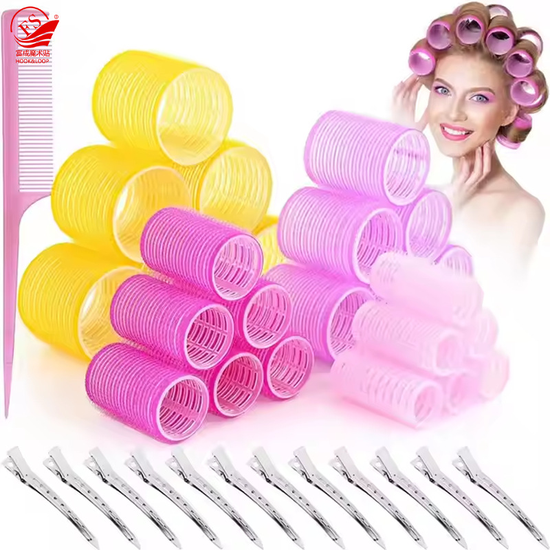 Curly Hair Styling Curler Does Not Hurt Hair Air Bangs Artifact Self-Adhesive Curling Barrel Pear Blossom Hair Curler