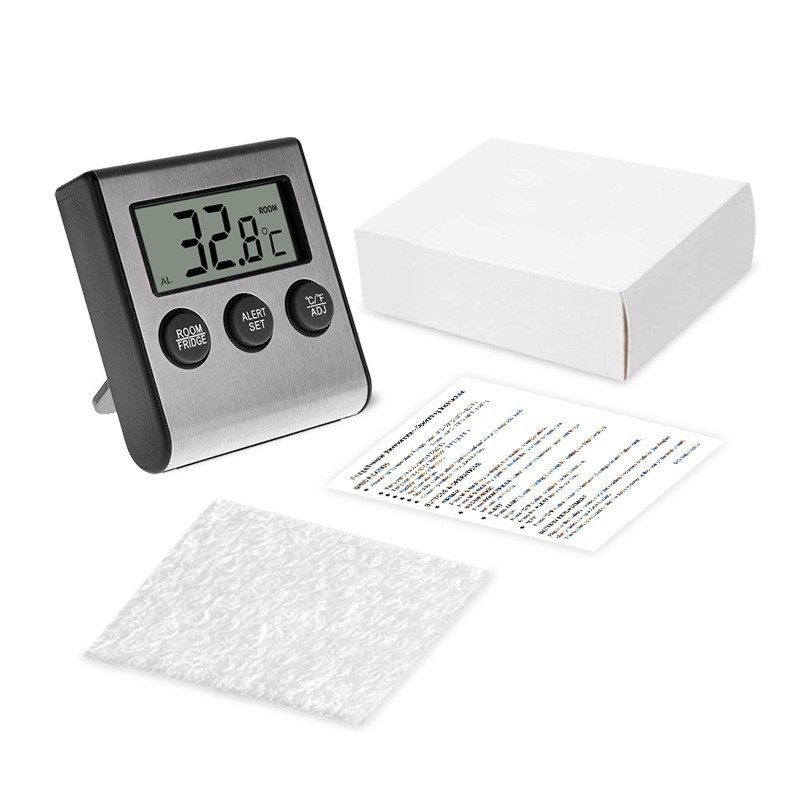 Foreign trade cross-border electronic kitchen timer timer stainless steel reminder student timer Amazon