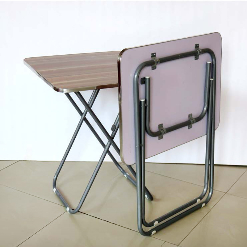 Simple Folding Table and Chair Outdoor Convenient Folding Square Table Household Small Apartment Dining Table Square Dining Table