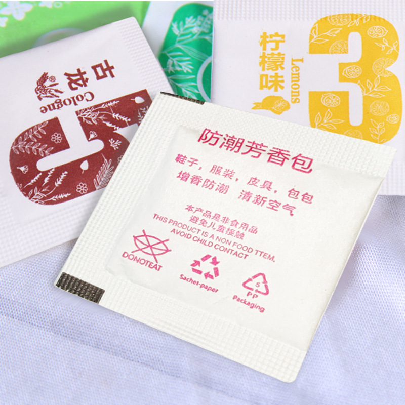 Factory direct e-commerce sachet shoes clothes incense in addition to flavor and fragrance fragrant moisture-proof wholesale small incense wholesale