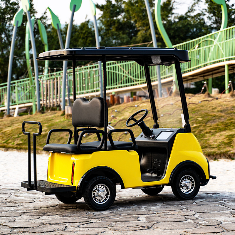 Unmanned rover scenic area scanning code sightseeing car sharing 4 small intelligent scooter cooperation launch