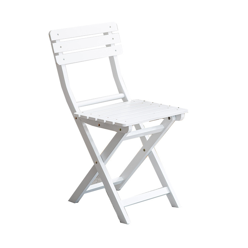 European-style simple fashion leisure foldable combination solid wood dining chair outdoor indoor balcony coffee negotiation table wholesale